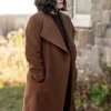 The Way Home 2023 Chyler Leigh Brown Trench Coat