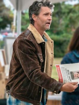 The Way Home 2023 Jefferson Brown Suede Jacket