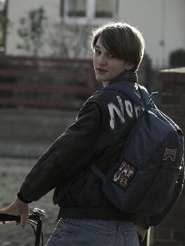 Dark Ulrich Nielsen Black Leather Jacket