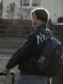 Dark Ulrich Nielsen Black Leather Jacket