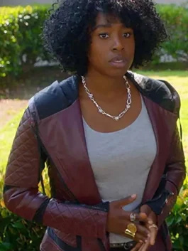 Why Women Kill Taylor Harding Maroon Jacket