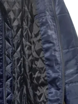 Zendaya Challengers 2023 Movie Tashi Blue Quilted Jacket