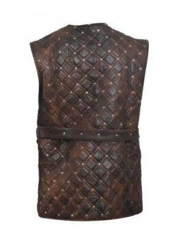 Bjorn Lothbrok Vikings Season 3 Leather Vest