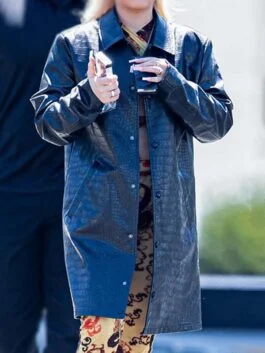 Alabama Barker Black Leather Coat