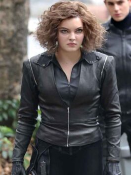Gotham Season 5 Camren Bicondova Leather Jacket