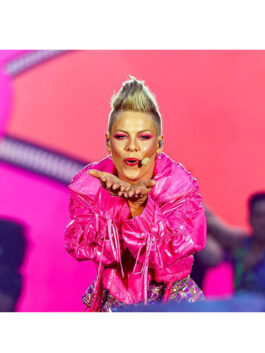 Summer Carnival Tour 2023 P!nk Pink Leather Jacket
