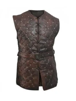 Bjorn Lothbrok Vikings Season 3 Leather Vest