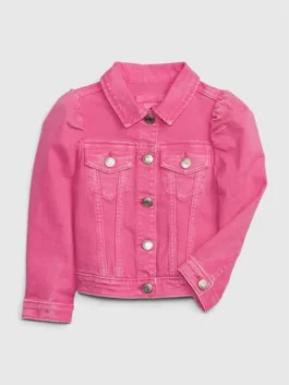 Gap × Barbie Denim Jacket worn as a casual and trendy outer layer for any fan of the brand.