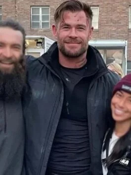 Extraction 2 Chris Hemsworth Black Jacket