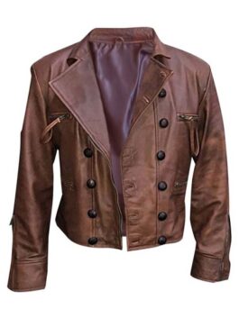 Justice League Arthur Curry Brown Leather Jacket