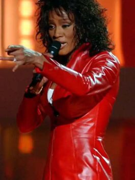 Whitney Houston Leather Jacket