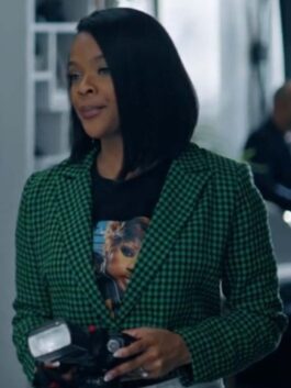Strength Of A Woman 2023 Ajiona Alexus Green Blazer