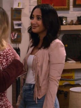 How I Met Your Father 2022 Francia Raisa Fringed Jacket