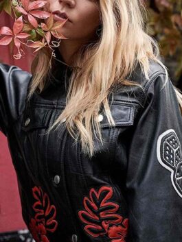 Anya Taylor-Joy The Laterals Leather Jacket