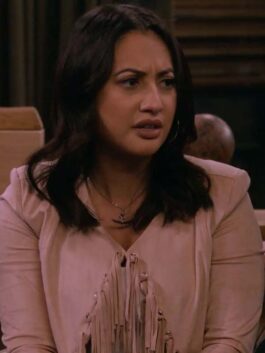 How I Met Your Father 2022 Francia Raisa Fringed Jacket