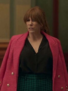 Queen Of Oz 2023 Catherine Tate Pink Blazer