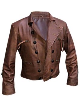 Justice League Arthur Curry Brown Leather Jacket