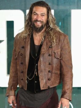 Justice League Arthur Curry Brown Leather Jacket