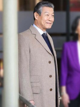 The Company You Keep 2023 James Saito Beige Coat