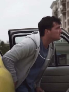 57 Seconds 2023 Josh Hutcherson Grey Hoodie