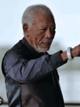 57 Seconds 2023 Morgan Freeman Black Vest