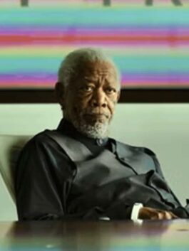 57 Seconds 2023 Morgan Freeman Black Vest