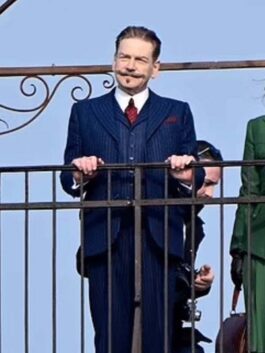 A Haunting In Venice 2023 Kenneth Branagh Blue Suit