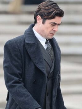 A Haunting In Venice 2023 Riccardo Scamarcio Black Coat