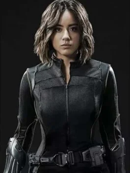Agents of Shield Daisy Johnson Skye Black Leather Jacket