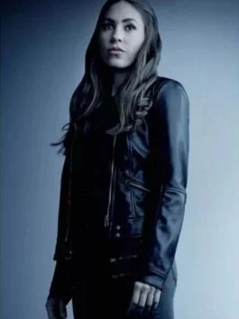 Agents of Shield Natalia Cordova Buckley Black Leather Jacket