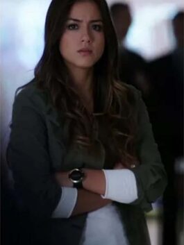 Agents of Shield S01 Chloe Bennet Cotton Green Jacket