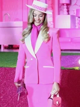Margot Robbie 2023 Barbie Pink Blazer