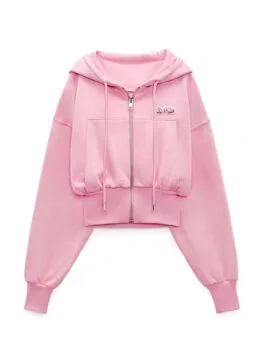 Barbie Oversized Pink Hoodie