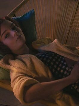 Beth Harmon The Queen’s Gambit Sherpa Jacket