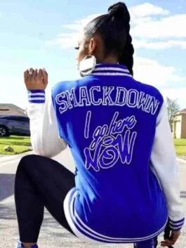 Bianca Belair WWE Varsity Jacket