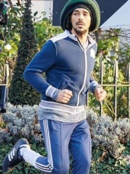 Bob Marley One Love 2024 Kingsley Ben-Adir Blue Track Suit