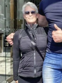 Borderlands 2024 Jamie Lee Curtis Black Puffer Vest front