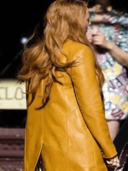 Colleen Hoover’s It Ends With Us 2024 Blake Lively Leather Coat