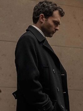 Fair Play 2023 Alden Ehrenreich Black Coat