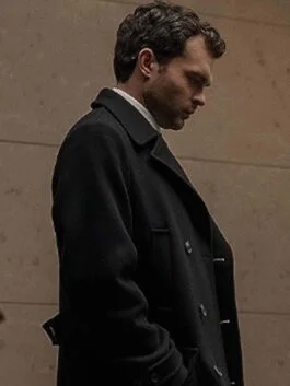 Fair Play 2023 Alden Ehrenreich Black Coat