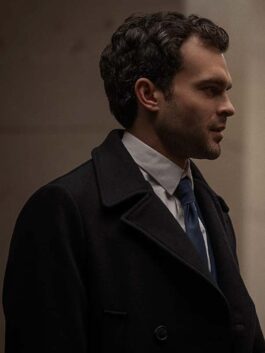 Fair Play 2023 Alden Ehrenreich Black Coat