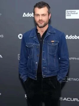 Fair Play 2023 Alden Ehrenreich Blue Jacket