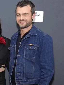 Fair Play 2023 Alden Ehrenreich Blue Jacket