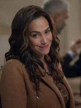Finding Ola 2022 Hend Sabry Brown Coat