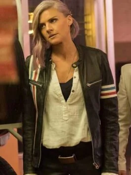 Future Man Tiger Black Leather Jacket