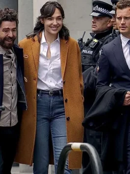 Heart of Stone 2023 Gal Gadot Brown Coat