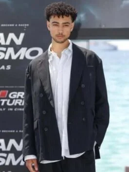 Gran Turismo 2023 Archie Madekwe Black Blazer