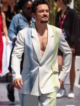 Gran Turismo 2023 Orlando Bloom White Blazer
