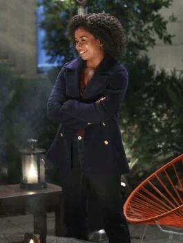 Greys Anatomy Alexis Floyd Blue Coat