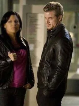 Greys Anatomy Eric Dane Black Leather Jacket